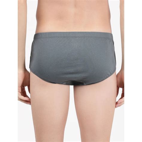 Jockey 8035 Men Cotton Poco Brief With Ultrasoft Waistband Grey Pack Of 2 Buy Jockey 8035