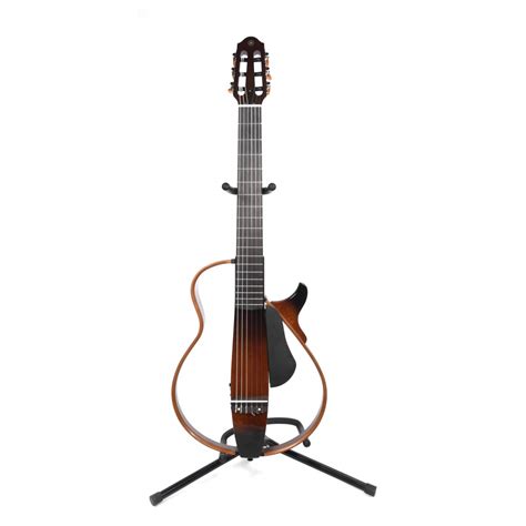 Yamaha SLG200N Nylon String Silent Guitar Tobacco Brown Ex Demo At