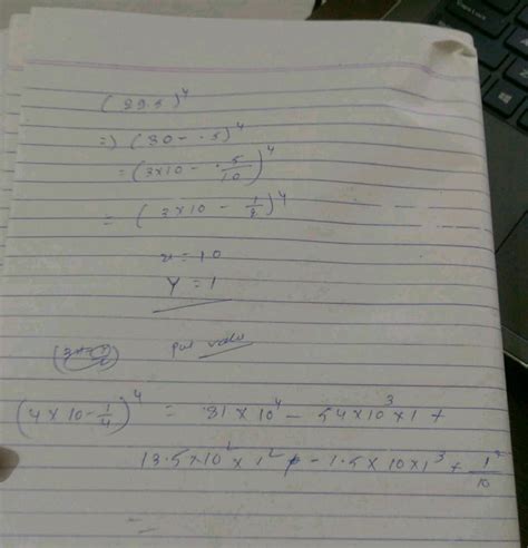 Write Down The Expansion By The Binomial Theorem Of Left 3 X Frac { Y } { 2 } Right { 4