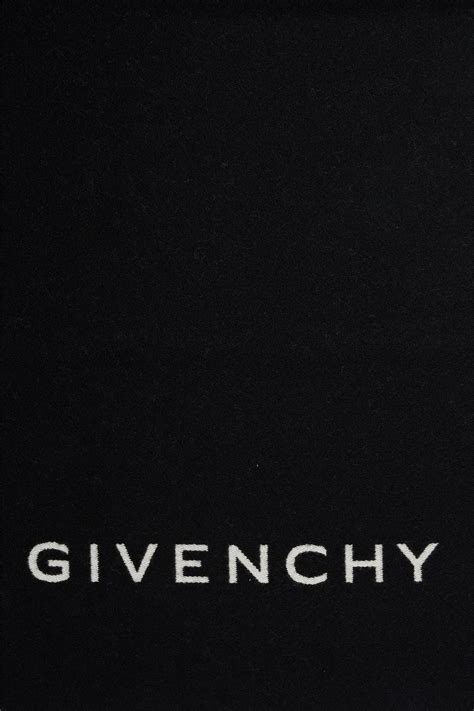 GIVENCHY Reversible jacquard-knit wool and silk-blend scarf | THE OUTNET