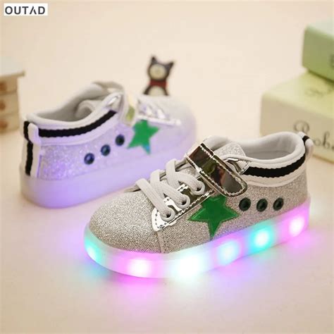 Aliexpress.com : Buy 1 Pair Children LED Shoes New Kids Luminous ...