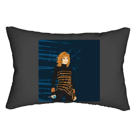 Mylene Farmer Art Design 2 Lumbar Pillows Sold By LolliDollyArt SKU