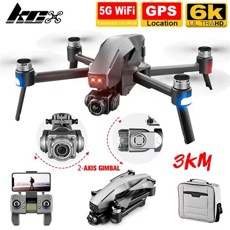 Review Of 3Km Professional Gimbal Camera Drones 6K 4K GPS Long Distance