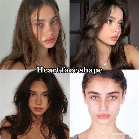 by gi. [🇱🇾] on my posts | Heart face shape, Face shapes, Heart face