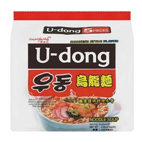 Samyang U Dong Japanese Style Seafood Instant Udon Ramen Noodles Case