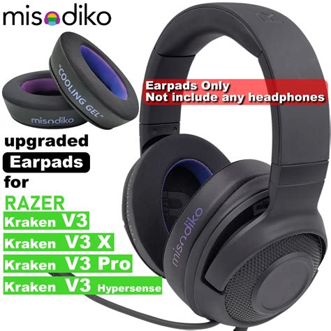 Misodiko Upgraded Ear Pads Cushions Replacement For Razer Kraken V X