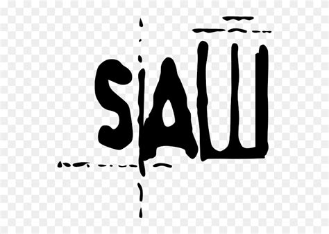 Saw Logo Png Saw Film Silhouette Transparent Png 720x534 4057259