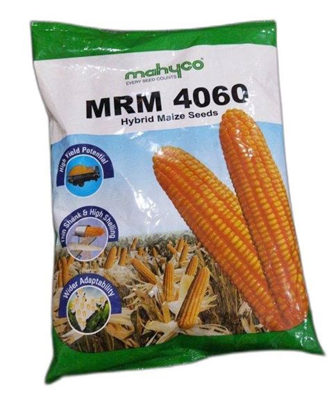 Yellow Mahyco Mrm Hybrid Maize Seeds Packaging Type Packet