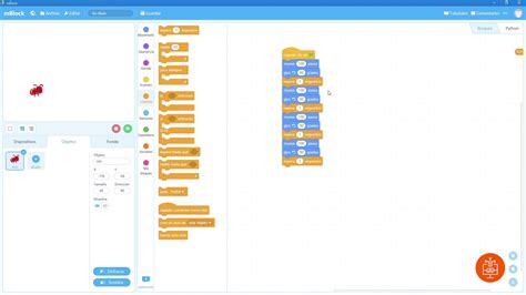 2 01 Tutorial SCRATCH Lógica secuencial con MBLOCK YouTube