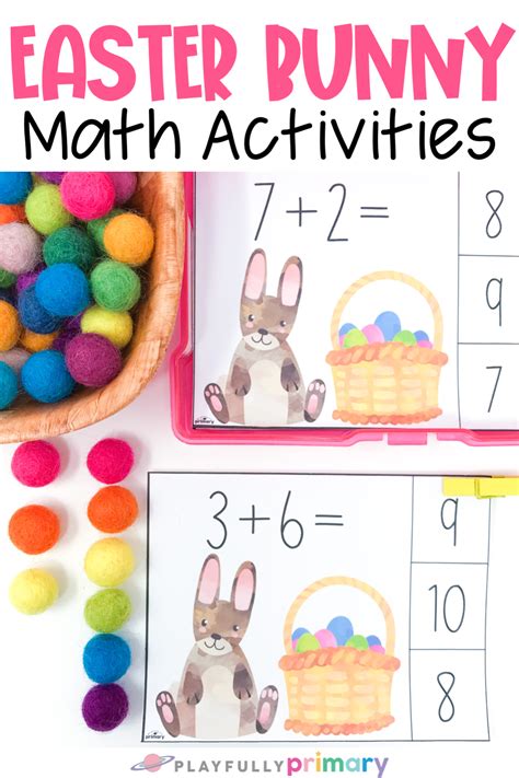 Easter Activities For Preschool Math And Literacy Playfully Primary