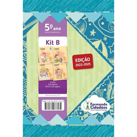 Livro Formando Cidad Os Ano Kit B Shopee Brasil