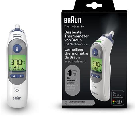 Braun Thermoscan 7 Oorthermometer Met Nachtmodus Bol