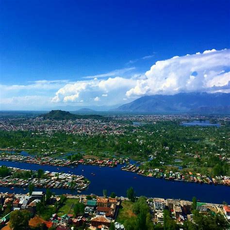 Aerial View of Dal Lake, Srinagar #India | Valley of flowers, Aerial view, Beautiful places