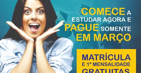 Blog Negócios Informes Promoção Unicesumar Matrícula e 1ª