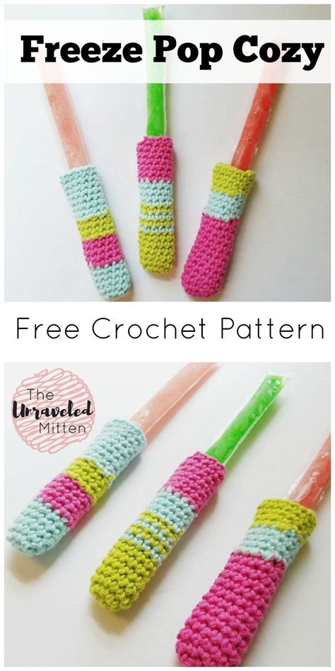 Crochet Popsicle Holder Free Pattern