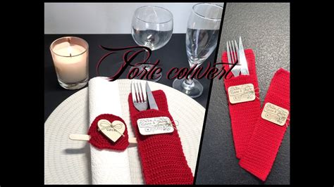 Tuto Crochet Porte Couvert Pour Mon Mariage Du Er Youtube