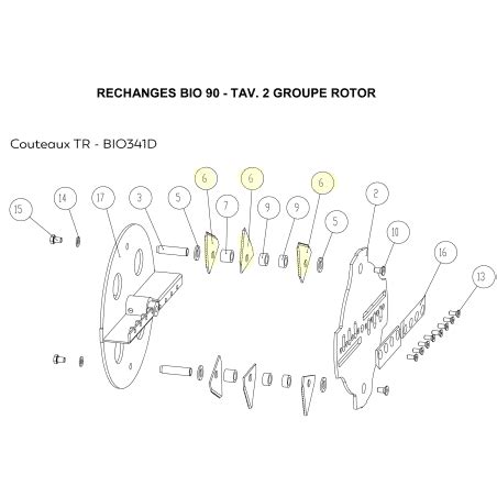 Couteau fléau broyeur de végétaux Delmorino Scutum BIO341D