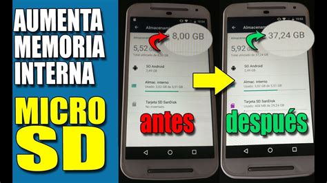 Aumentar Memoria Interna De Tu Android Convertir MicroSD En Memoria