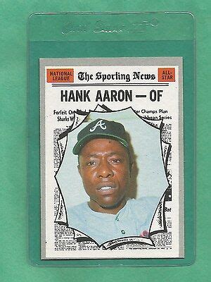 1970 Topps Atlanta Braves Hank Aaron 462 NM MT Tough Card EBay