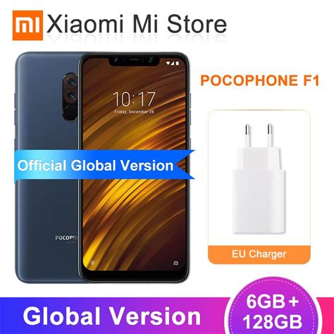 Global Version Xiaomi Pocophone F1 6gb 128gb Mobile Phone Snapdragon