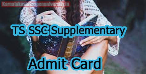 Ts Ssc Supplementary Hall Ticket 2024 Direct Link Download Ase Admit Card