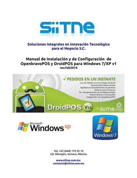 Pdf Manual De Instalaci N Y De Configuraci N De Openbravopos