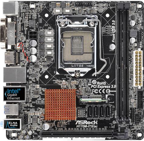 Asrock H170M ITX Ac Motherboard Specifications On MotherboardDB