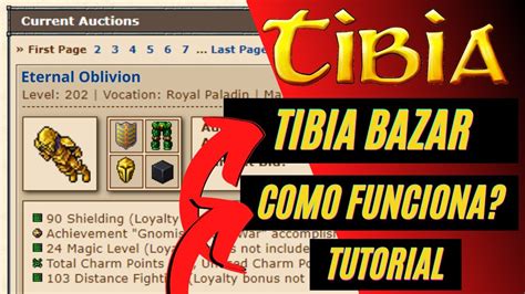 Tibia Bazar Como Funciona Pra Comprar Um Char Tutorial Youtube