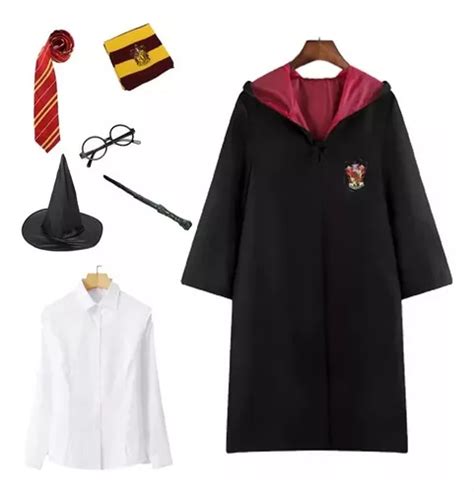 Harry Potter Traje De Disfraz Hombre Mujer Cosplay 7 Piezas Gryffindor