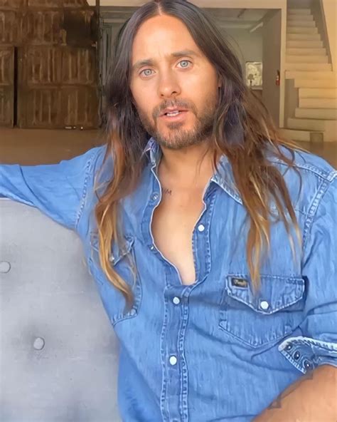 Beautiful Jared Leto on Instagram live 💙December 2,2020 | Jared leto ...