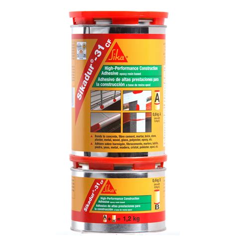 Sikadur 31 Cf Normal 2 Part Thixotropic Epoxy Adhesive 12kg 482448