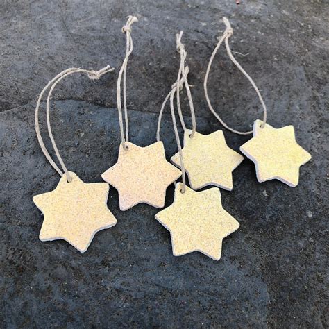 Sparkling White Star Ornaments Christmas Ornaments for Tree - Etsy