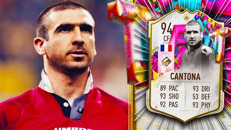 94 Fut Birthday Icon Cantona Player Review Fifa 23 Youtube