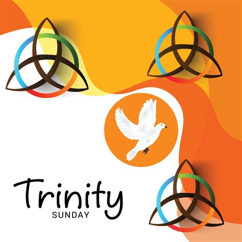 Vector illustration of a background for Trinity Sunday. 2181280 Vector ...