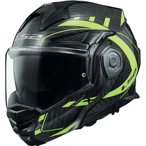 Ls2 Ff901 Advant X Carbon Future Helmet Yellow LS2 569012354 Modular