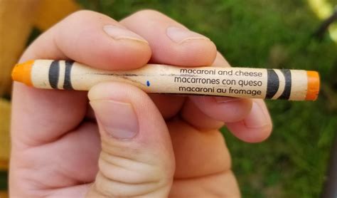 This Crayon Is The Color Macaroni And Cheese Mildlyinteresting