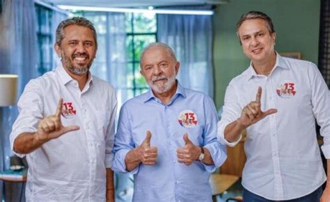 Camilo e Elmano se encontram Lula em São Paulo Focus jor O que