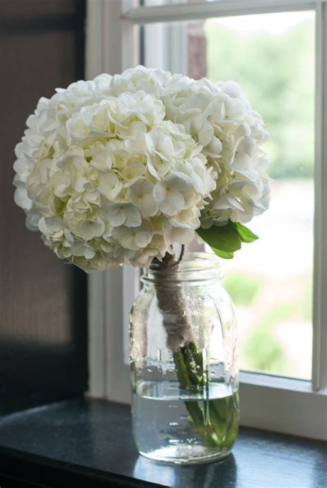 White Hydrangea Wedding Flowers