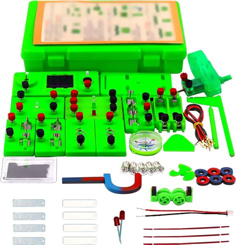 Exbepe Placa De Circuito Para Ni Os Kit De Experimentos De Electroim N