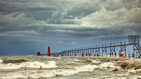 Grand Haven South Pier closed after several people ‘swept off’ | wzzm13.com