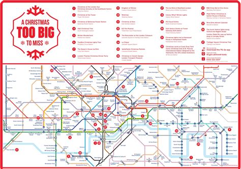 New Tube Map Reveals How To Get To The Best Christmas Events In London