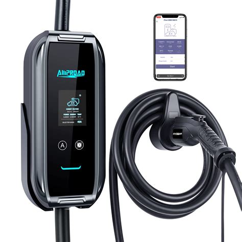 Buy Amproad Iflow P9 Ev Charger Level 2 And 1 1016243240 Amp 110 240v Evse With Wifi