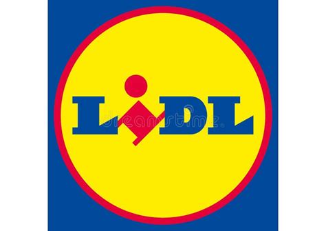 Lidl Logo editorial photography. Illustration of format - 132071302