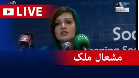 Live Caretaker Federal Minister Mishal Malik Media Talk Geo News