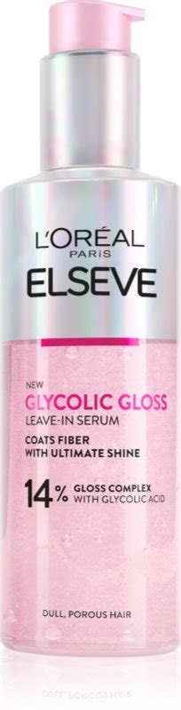 Review Lor Al Paris Elseve Glycolic Gloss Leave In Serum Voor