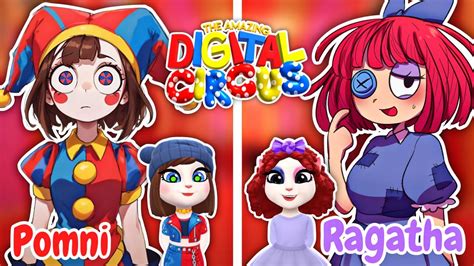 My Talking Angela 2 ️‍🔥 Angela Vs Pomni 🤹🏻‍♀️ Vs Ragatha 🤡🎪 Cosplay Makeover 💄 Youtube