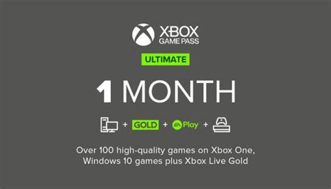 Buy Xbox Game Pass Ultimate 1 Month Microsoft Store