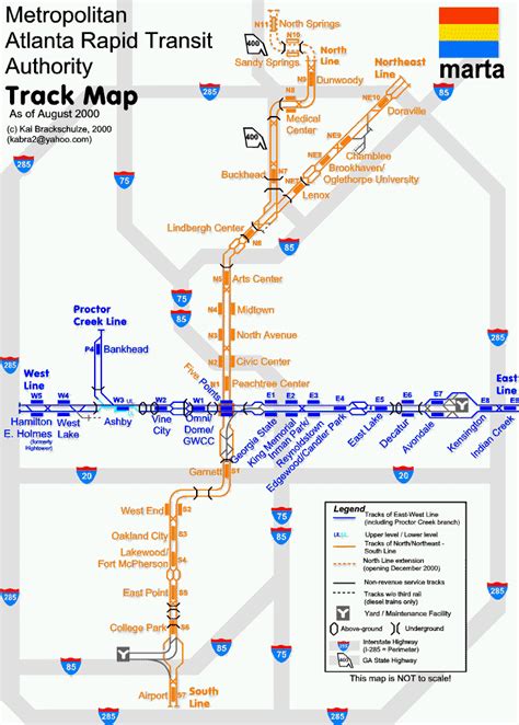 Marta Rail Map