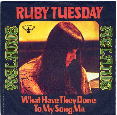 Melanie - Ruby Tuesday (1970, Vinyl) | Discogs