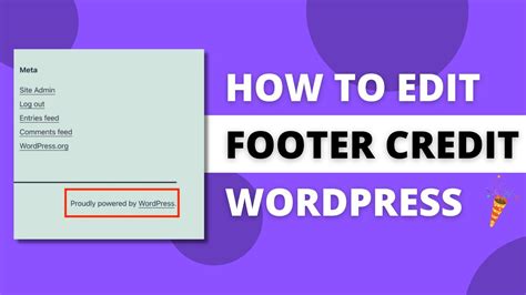 How To Edit Footer Copyright Text In Any Wordpress Theme 100 Working